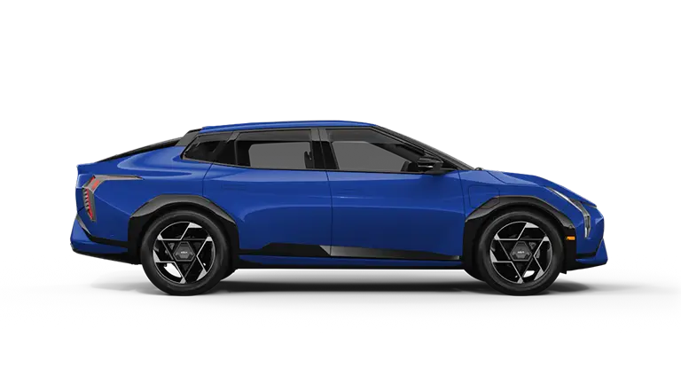 Kia EV6 in blue.