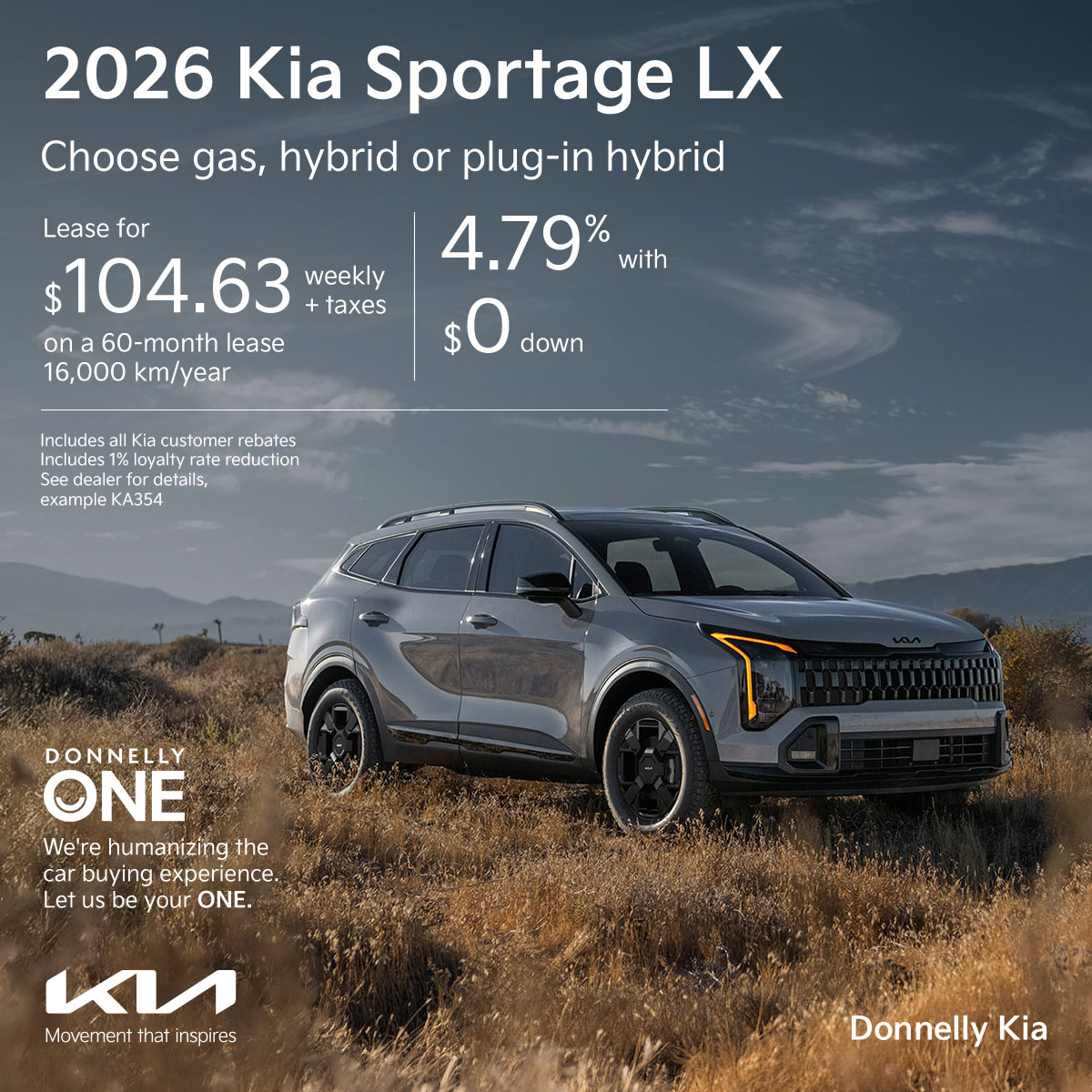 2026 Kia Sportage LX